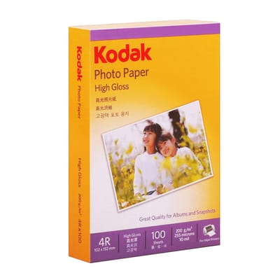 Kodak High Glossy Photo Paper 4R Size-100 Sheet_img_0